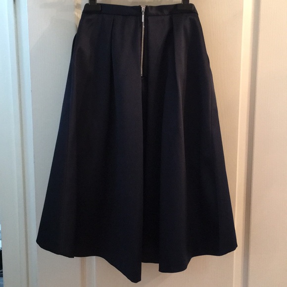 Dark navy blue formal semi-formal skirt - Picture 7 of 8